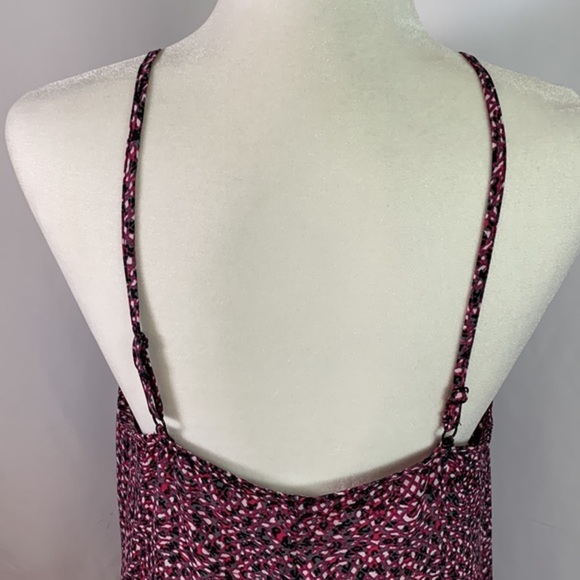 Reitmans Pink & Grey Splotchy Patterned Tank Top - Picture 6 of 10